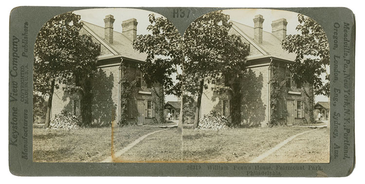 William Penns House, Fairmount Park, Philadelphia. Keystone View Company, ca. 1926.